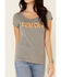 Idyllwind Women's Losing Charm Trustie Tee , Heather Grey, hi-res