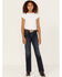 Image #1 - Shyanne Girls' Medium Wash Bootcut Riding Jeans, Medium Wash, hi-res