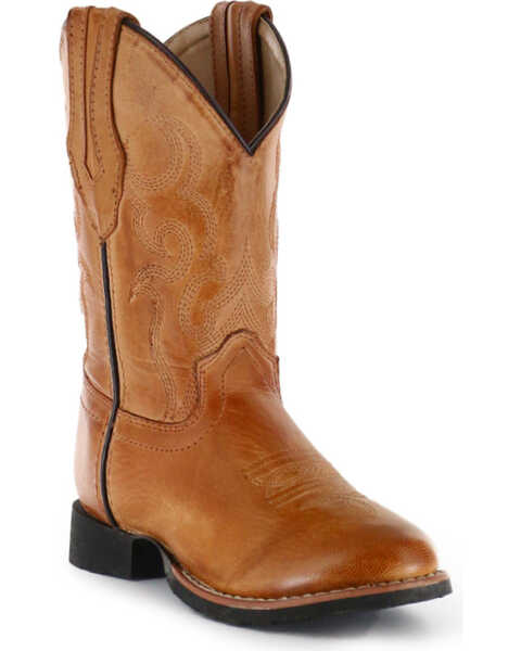 Image #1 - Cody James Boys' Showdown Western Boots - Round Toe, Tan, hi-res