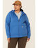 Carhartt Women's Clarksburg Zip-Front Hooded Work Sweatshirt - Plus, Medium Blue, hi-res
