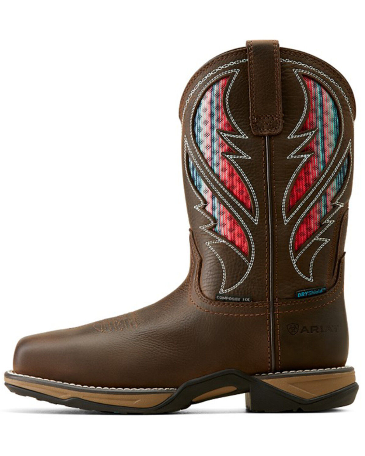 Image #2 - Ariat Women's 10" Anthem VentTEK Waterproof Work Boots - Composite Toe, Brown, hi-res