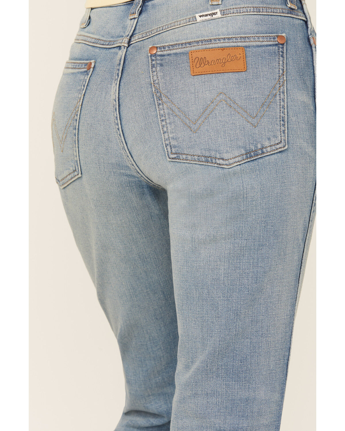 Image #4 - Wrangler Women's Medium Wash Westward Mid Rise Bootcut Stretch Denim Jeans, Medium Wash, hi-res
