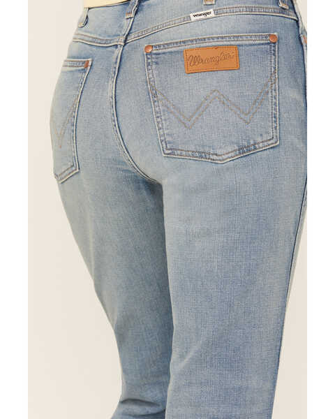 Image #4 - Wrangler Women's Medium Wash Westward Mid Rise Bootcut Stretch Denim Jeans , Medium Wash, hi-res