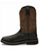 Image #3 - Justin Men's Driller Western Work Boots - Composite Toe, Black, hi-res