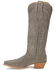 Image #3 - Tony Lama Women's Derby Liz Tall Western Boots - Snip Toe, Light Grey, hi-res