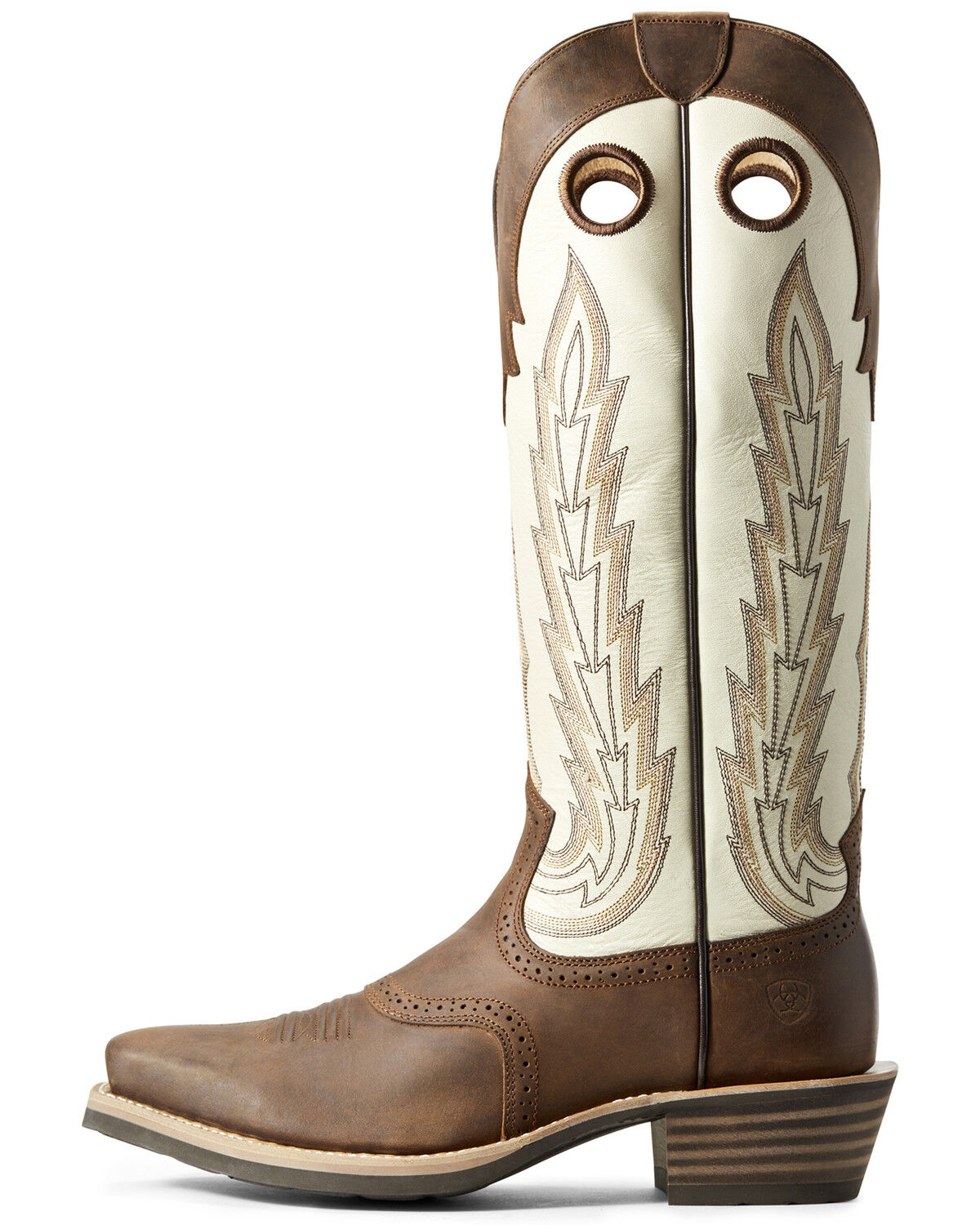 cream western boots