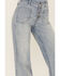 Image #2 - Unpublished Denim Women's Greta Lotus Crop Wide Jeans, Blue, hi-res