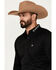 Image #3 - Ariat Men's Team Logo Twill Long Sleeve Button-Down Western Shirt, Black, hi-res