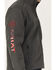 Image #3 - Ariat Men's Americana Logo 2.0 Zip-Front Softshell Jacket - Big, Charcoal, hi-res