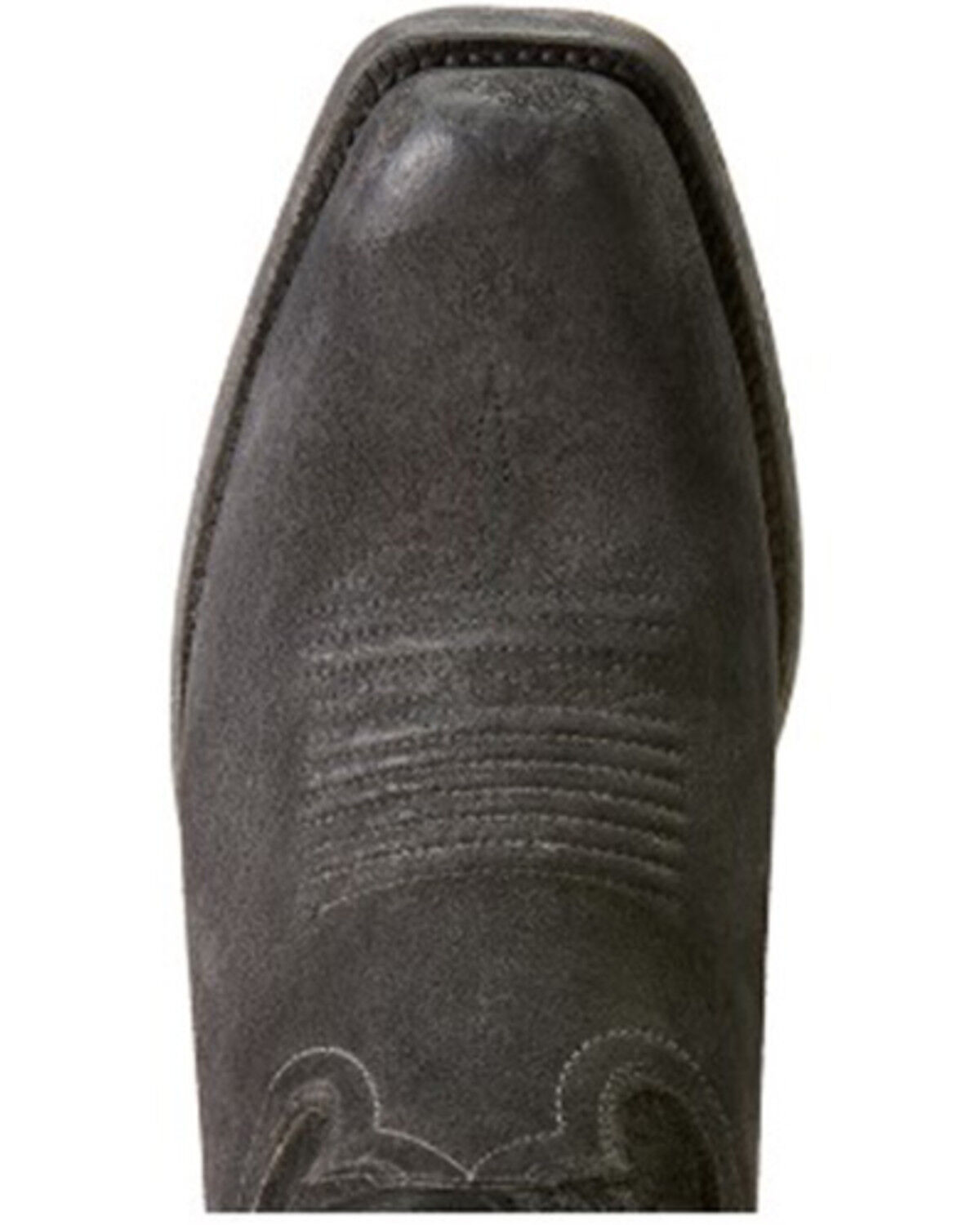 Image #4 - Ariat Men's Circuit High Stepper Distressed Suede Western Boots - Square Toe, Black, hi-res