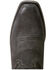 Image #4 - Ariat Men's Circuit High Stepper Distressed Suede Western Boots - Square Toe, Black, hi-res