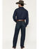Image #3 - Wrangler 20X Men's Competition Low Rise Relaxed Fit Bootcut Jeans, Dark Blue, hi-res