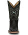 Image #4 - Justin Men's Haggard Exotic Caiman Western Boots - Broad Square Toe, Black, hi-res
