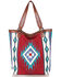 Montana West Women's Southwestern Canvas Tote Bag, Multi, hi-res