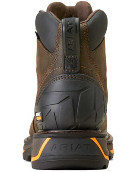 Image #3 - Ariat Men's Big Rig 6" Waterproof Work Boots - Round Toe , Brown, hi-res