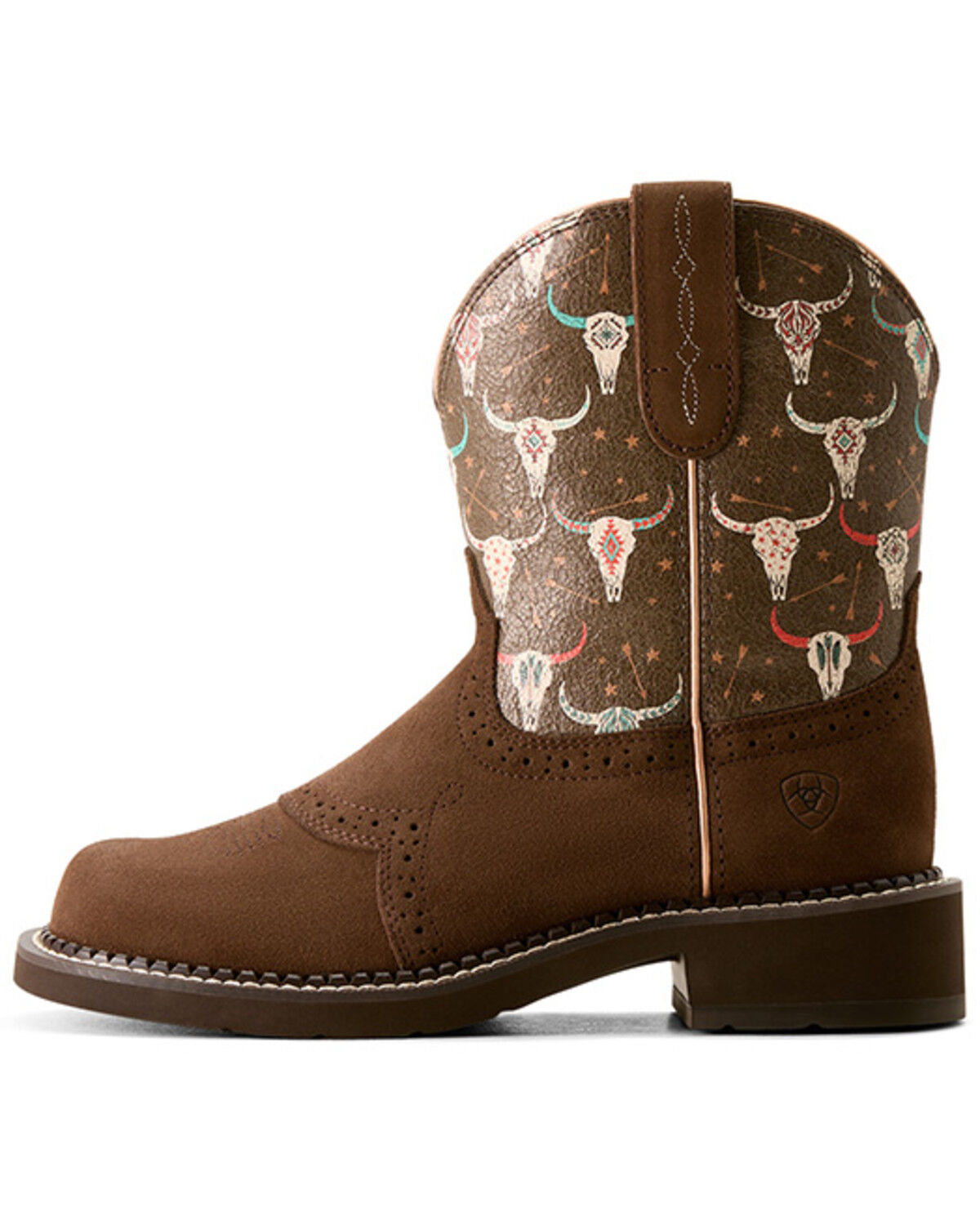 Image #2 - Ariat Women's Fatbaby Heritage Western Boots - Round Toe, Brown, hi-res