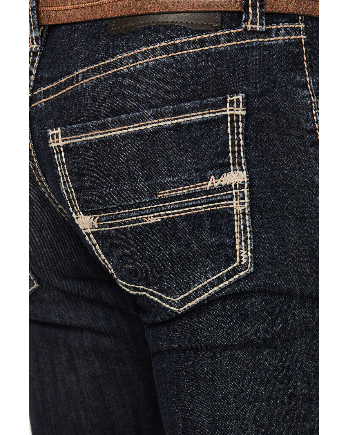Image #4 - Rock & Roll Denim Men's Dark Wash Rifle Reflex Skinny Stretch Denim Jeans, Dark Wash, hi-res