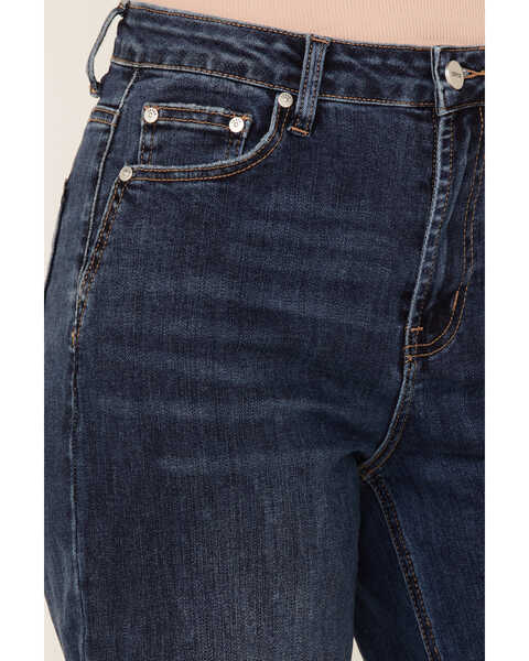 Image #2 - Ceros Women's Dark Wash High Rise Wide Jeans, Blue, hi-res