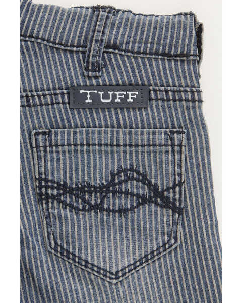 Cowgirl Tuff Girls' Medium Wash Conductor Multi Striped Trousers , Multi, hi-res