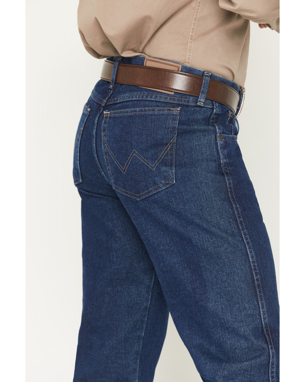 Image #4 - Wrangler Men's Rugged Wear Relaxed Fit Jeans, Ant Navy, hi-res