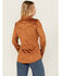Image #4 - Wrangler Retro Women's Arrows Long Sleeve Pearl Snap Western Shirt, Tan, hi-res
