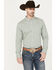 Image #1 - Cody James Men's Plaid Print Long Sleeve Button-Down Western Shirt - Tall, Green, hi-res