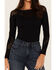 Idyllwind Women's Mallory St. Seamless Long Sleeve Top  , Black, hi-res