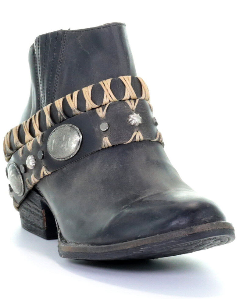 circle heel booties
