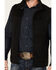 Image #3 - George Strait by Wrangler Men's Zip Logo Vest, Black, hi-res