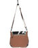 Myra Bag Women's Oceanic Blue Southwestern Hair-On Shoulder Bag, Multi, hi-res