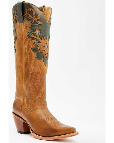 Image #1 - Shyanne Women's Juni Western Boots - Snip Toe, Tan, hi-res