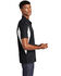 Image #3 - Sport Tek Men's White Colorblock Sport Wick Short Sleeve Work Polo Shirt, , hi-res