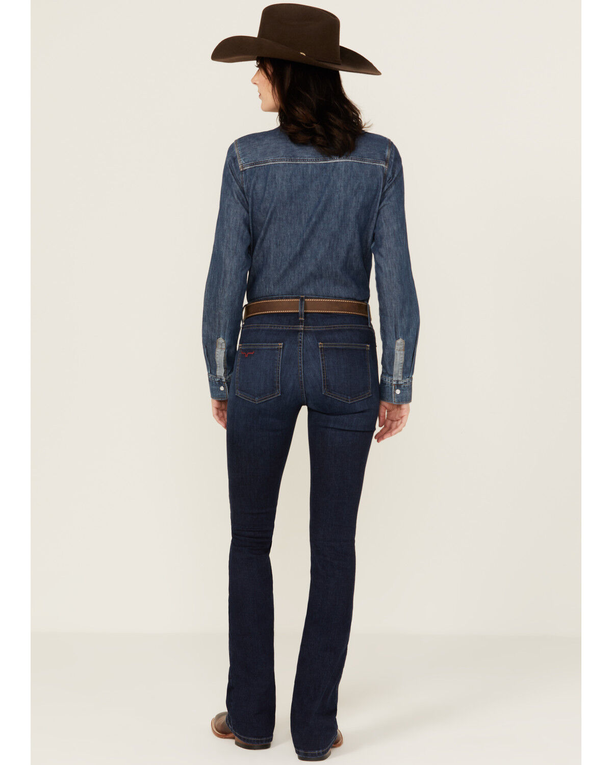 Image #3 - Kimes Ranch Women's Dark Wash Chloe Flare Bootcut Jeans, Blue, hi-res