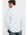 Image #2 - Rock & Roll Denim Men's Bull Skull Print Long Sleeve Western Shirt, Charcoal, hi-res