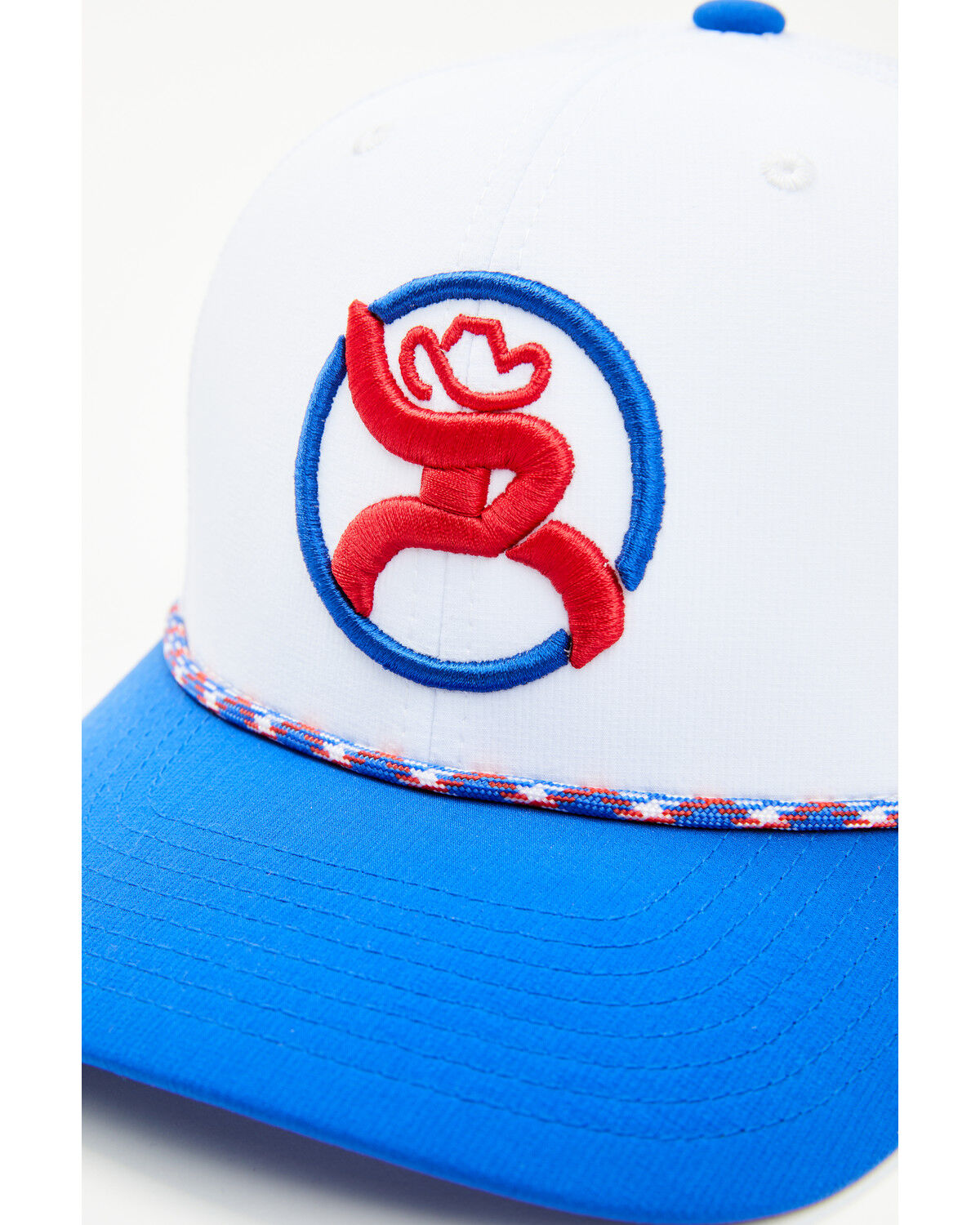 Image #2 - Hooey Men's Strap Logo Trucker Cap, White, hi-res
