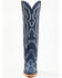 Image #4 - Corral Women's Denim Embroidered Tall Western Boots - Pointed Toe , Medium Blue, hi-res
