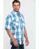 Image #3 - Resistol Men's Biscayne Large Plaid Short Sleeve Western Shirt, , hi-res