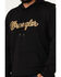 Image #3 - Wrangler Men's Boot Barn Exclusive Rope Logo Hooded Sweatshirt, Black, hi-res