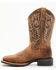 Shyanne Women's Shay Xero Gravity Western Performance Boots - Broad Square Toe, Brown, hi-res