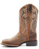 Shyanne Women's Shay Xero Gravity Western Performance Boots - Broad Square Toe, Brown, hi-res