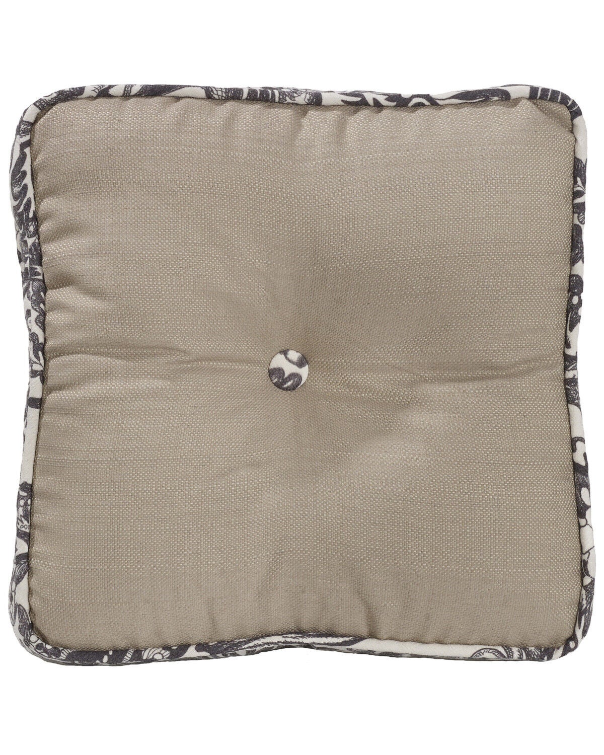 Image #1 - HiEnd Accents Augusta Button Boxed Pillow, Khaki, hi-res