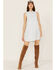 Cleo + Wolf Women's Medium Wash Sleeveless Denim Shirt Dress, Medium Wash, hi-res