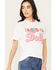 Image #2 - Bohemian Cowgirl Women's Raised On Dolly Short Sleeve Graphic Tee, White, hi-res