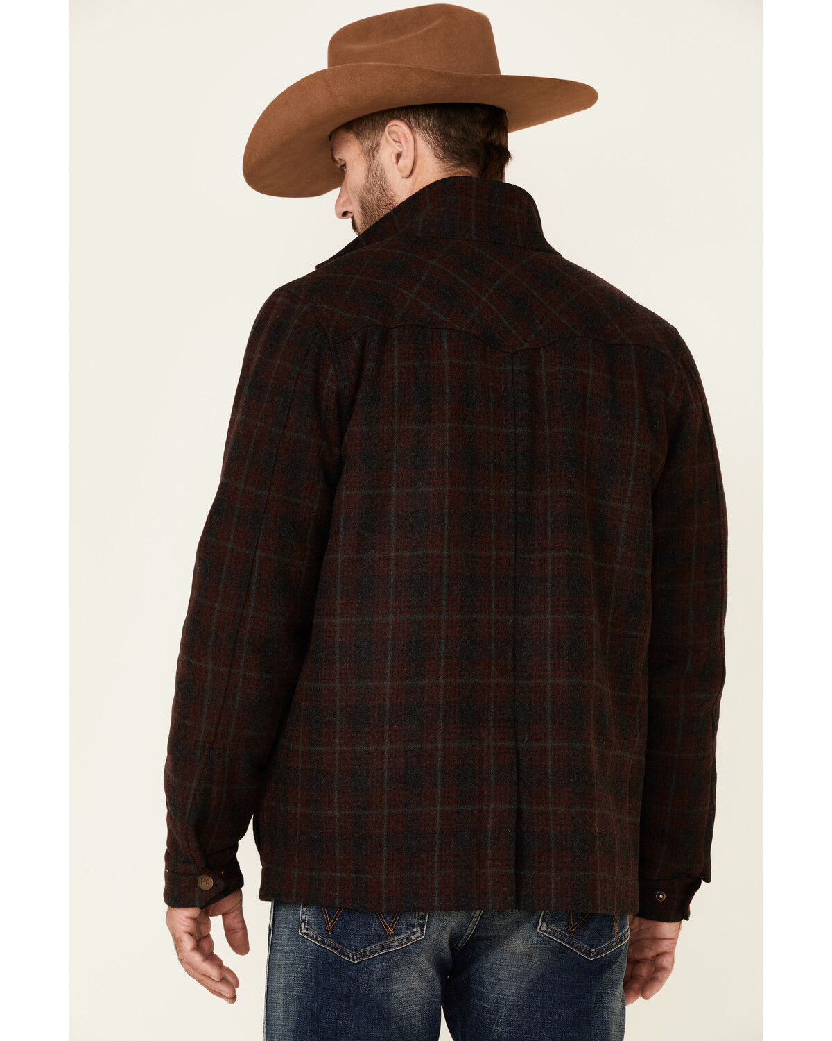 Image #4 - Powder River Outfitters Men's Button-Front Wool Coat, , hi-res