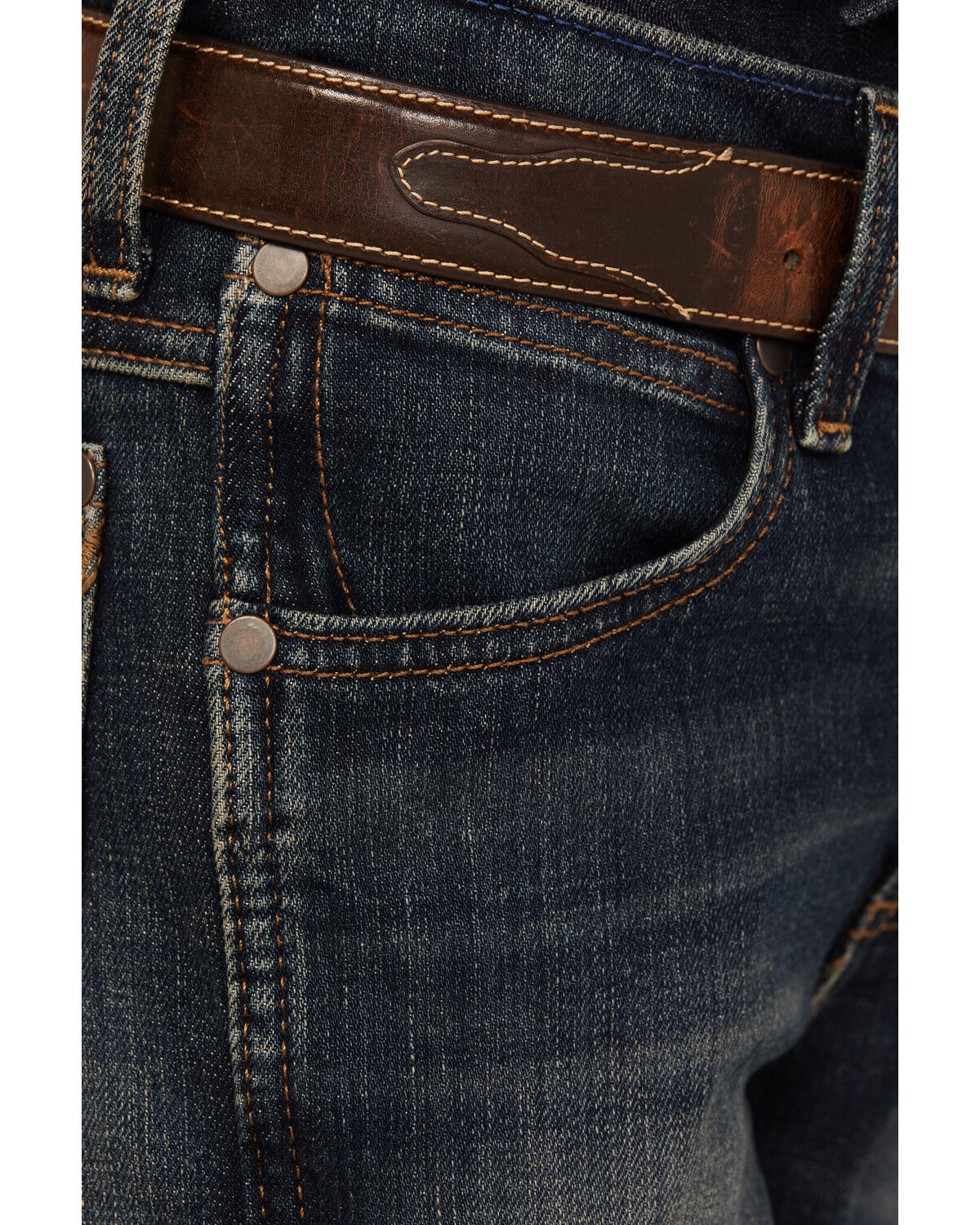 Image #2 - Wrangler Retro Boys' Slim Bootcut Stretch Denim Jeans, Blue, hi-res
