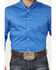 Cody James Men's Basic Twill Long Sleeve Button-Down Performance Western Shirt - Tall, Royal Blue, hi-res
