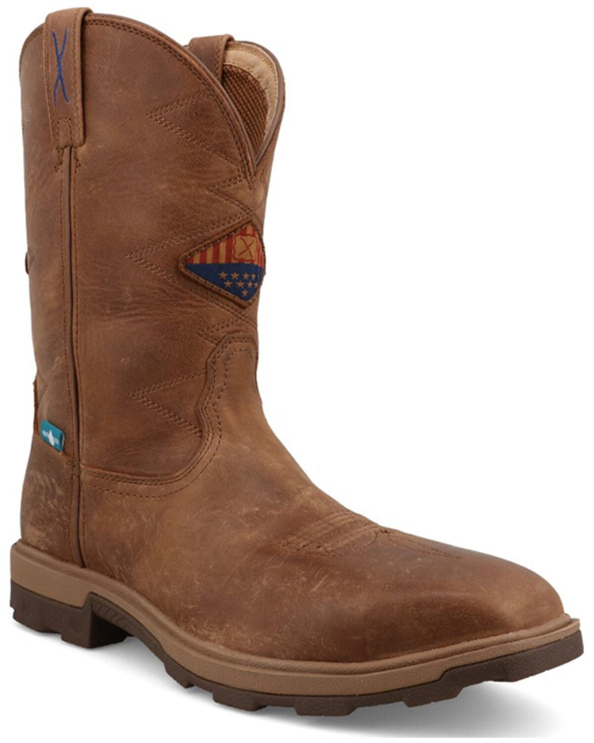 Twisted X Men's 11" Ultralite X&trade; Waterproof Work Boots - Nano Toe, Tan, hi-res