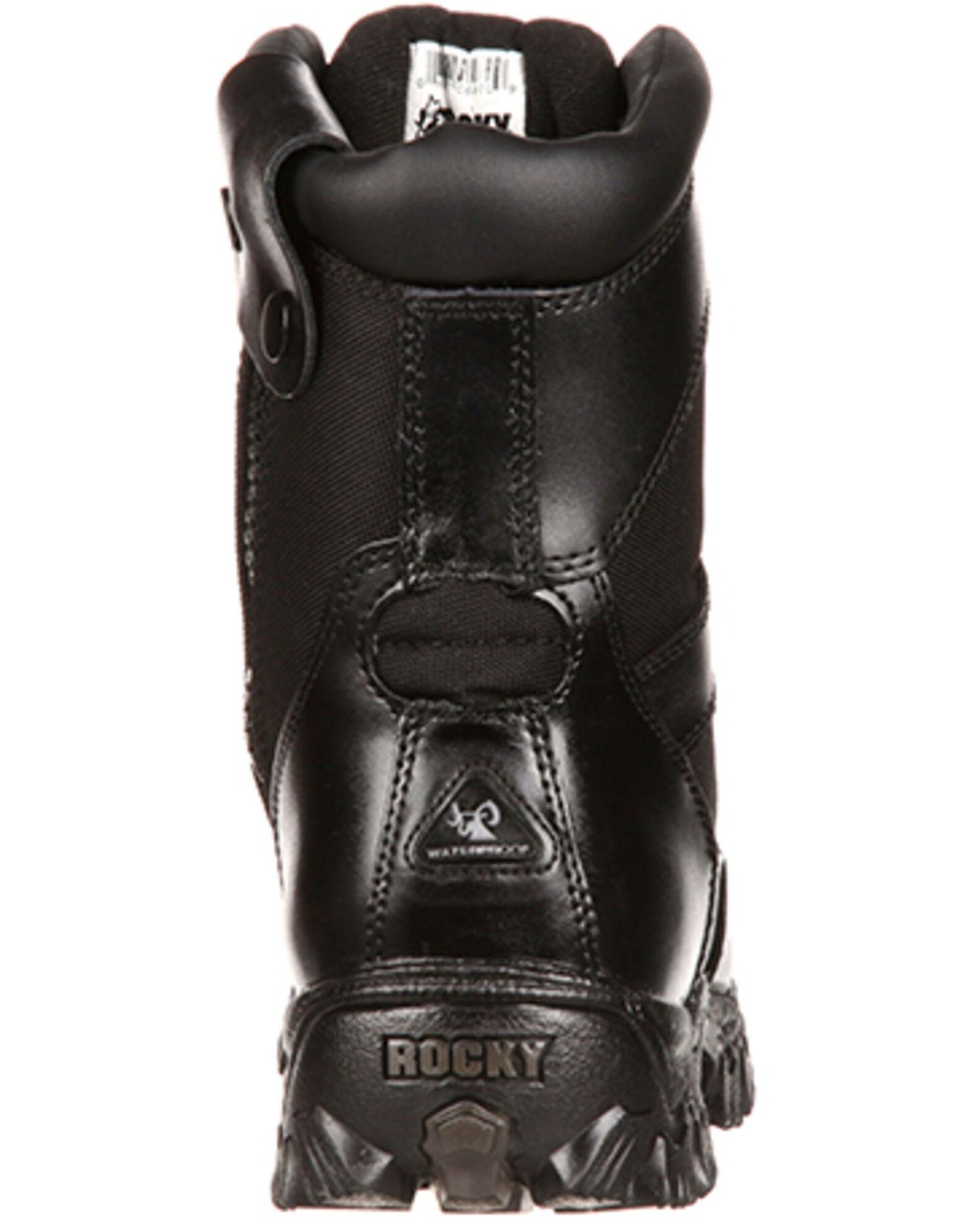 Image #6 - Rocky Men's Alphaforce Waterproof Zipper Duty Boots - Composite Toe, Black, hi-res