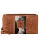 STS Ranchwear By Carroll Women's Yipee Kiyay Bifold Wallet, Brown, hi-res