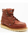 Image #1 - Hawx Men's USA Moc Wedge Value Work Boots - Soft Toe, Dark Brown, hi-res